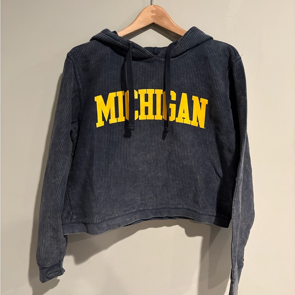 Pressbox Michigan Women's navy Hoodie